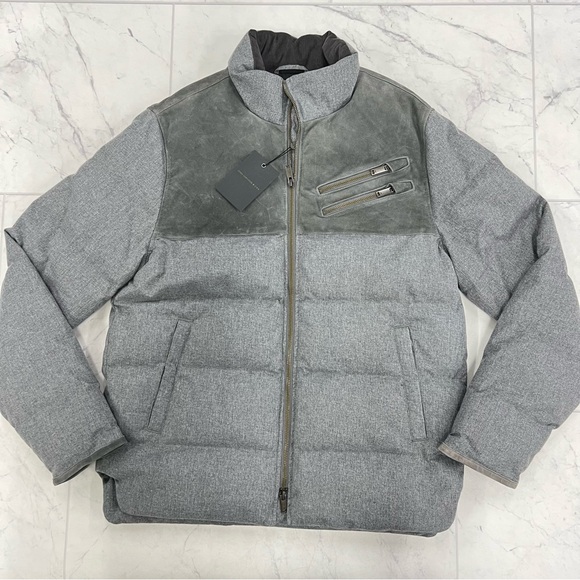 (JZ-35) John Varvatos Stephen Water Resistant Puffer Jacket - Picture 2 of 7